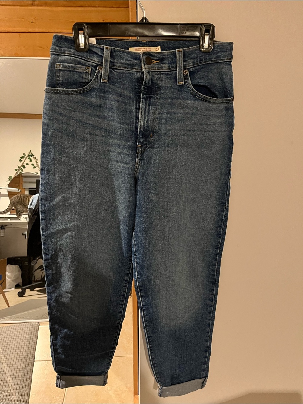 Levis high waisted mom jeans